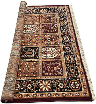 Acarpet Brown Acrylic Carpet(5 cm,  X 200 cm, Rectangle)