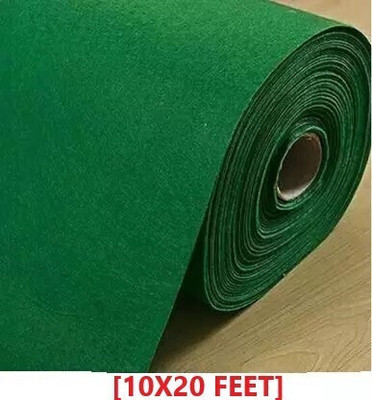 AyanCarpets Green Synthetic Carpet(10 ft,  X 20 ft, Rectangle)