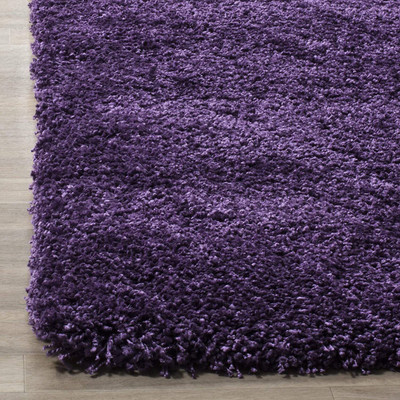 HR CARPET Purple Polyester Carpet(2 ft.,  X 5 ft., Rectangle)
