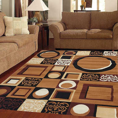 Acarpet Gold Acrylic Carpet(5 cm,  X 7 cm, Rectangle)