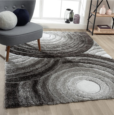 RM Handloom Multicolor Polyester Carpet(121.92 cm,  X 182.88 cm, Rectangle)