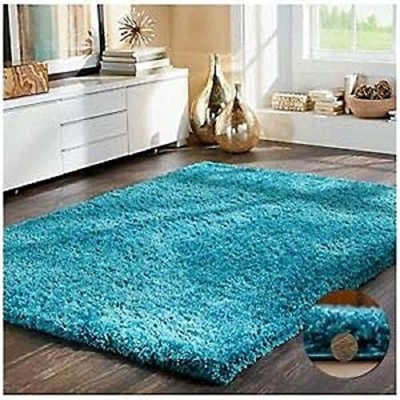 Shag Weaving Lavender Polyester Carpet(150 cm,  X 210 cm, Rectangle)