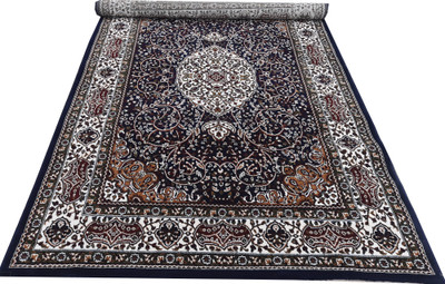 Shag Weaving Multicolor Silk Carpet(2 ft,  X 6 ft, Rectangle)