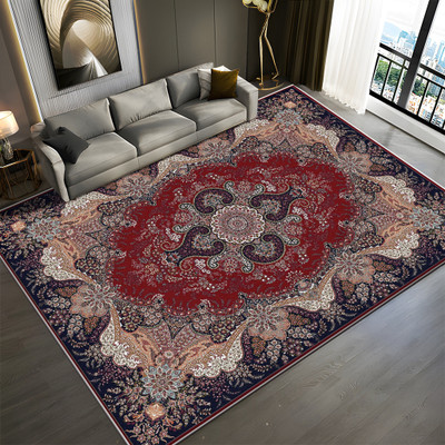 MahekAccessories 152 cm  X 213 cm Velvet Carpet(Rectangle, Multicolor)