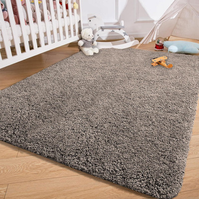 Ra handloom carpet Brown Polyester Carpet(90 cm,  X 150 cm, Rectangle)