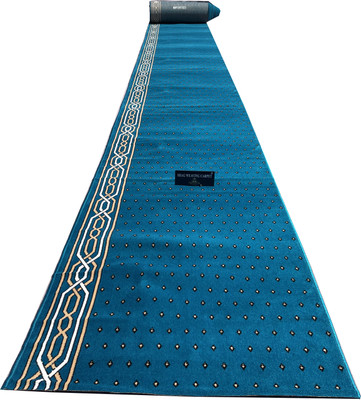 Shag Weaving Carpet 120 cm  X 300 cm Acrylic Carpet(Rectangle, Light Blue)