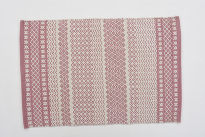 UB Home and Decor Pink Cotton Area Rug(60 cm,  X 90 cm, Rectangle)