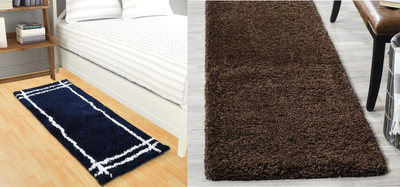 MY HOME 60.96 cm  X 152.2 cm Polyester Carpet(Rectangle, Multicolor)