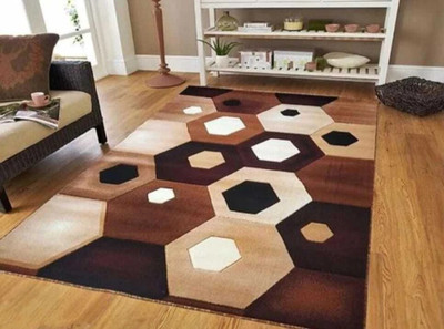 Samjeeda Handloom carpets Red Silk Carpet(210 cm,  X 300 cm, Rectangle)
