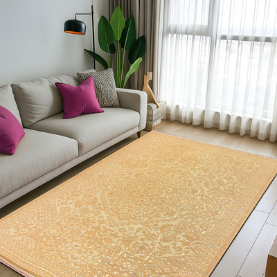 SAHIL 120 cm  X 180 cm Plastic Chatai(Rectangle, Gold)