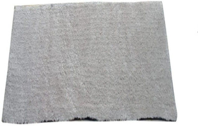 RRcrafts 2 cm  X 4 cm Cotton Runner(Rectangle, Grey)