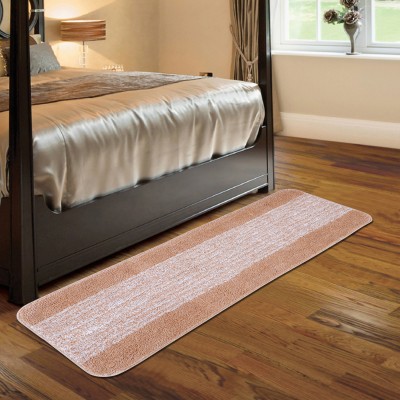 MAA HOME CONCEPT Beige Polyester, Cotton Runner(1 ft,  X 4 ft, Rectangle)