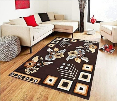 IP FASHION 100 cm  X 20 cm Polyester Carpet(Rectangle, Maroon)