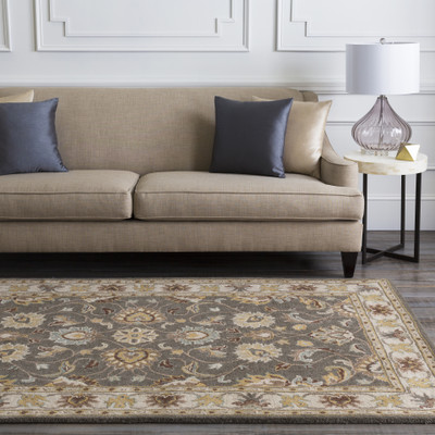 Surya Living Multicolor Wool Carpet(2 ft,  X 3 ft, Rectangle)