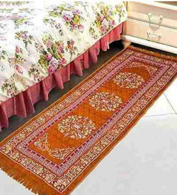 YOURUG Orange Velvet Area Rug(2 cm,  X 6 cm, Rectangle)