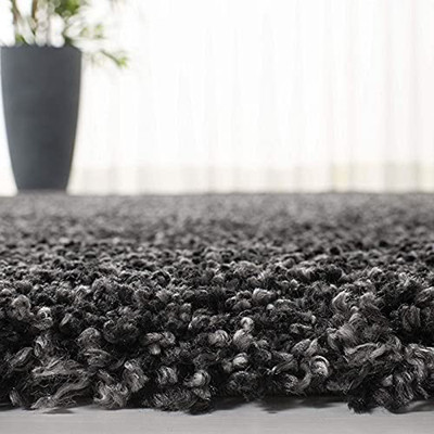 Acarpet Grey Polyester Carpet(4 ft,  X 6 ft, Rectangle)