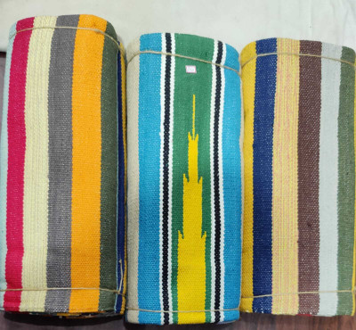 BMLP Multicolor Cotton Dhurrie(6 ft,  X 15 ft, Rectangle)