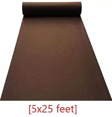 Acarpet Brown Synthetic Carpet(5 ft,  X 25 ft, Rectangle)