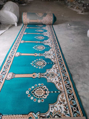 Scarpet Blue Acrylic Carpet(120 cm,  X 660 cm, Rectangle)