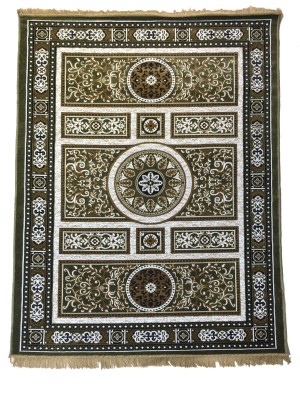 FAIZCARPET Light Green Acrylic Carpet(153 cm,  X 214 cm, Rectangle)