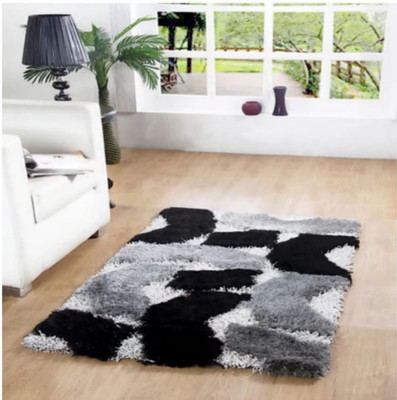 SR Handloom Multicolor Polyester Carpet(2 ft,  X 5 ft, Rectangle)