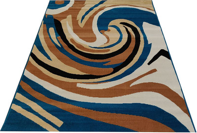 BhCarpet Multicolor Acrylic Carpet(5 ft,  X 7 ft, Rectangle)
