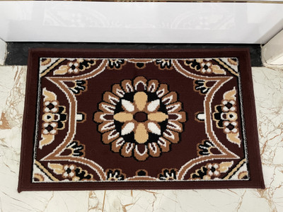 HR CARPET Brown Acrylic Runner(2 ft.,  X 3 ft., Rectangle)