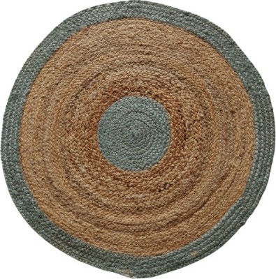 HEAVEN CARPET Light Green Jute Carpet(75 cm,  X 75 cm, Circle)