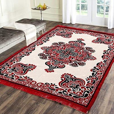 Flipkart SmartBuy Multicolor Cotton Carpet(4 ft,  X 6 ft, Rectangle)