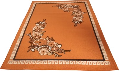 AZAN RUGS Gold Acrylic Carpet(150 cm,  X 210 cm, Rectangle)