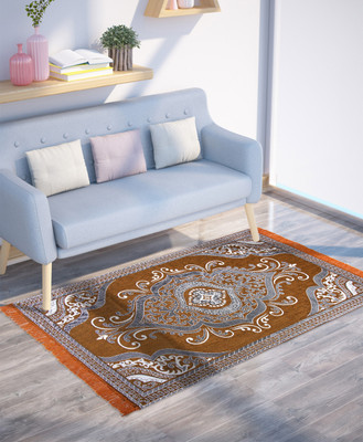 AAZEEM Multicolor Polyester Area Rug(152 cm,  X 90 cm, Rectangle)