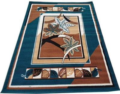 Ra handloom carpet Multicolor Silk Carpet(5 cm,  X 7 cm, Rectangle)