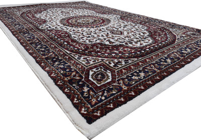HR CARPET Multicolor Silk Carpet(4 ft.,  X 6 ft., Rectangle)