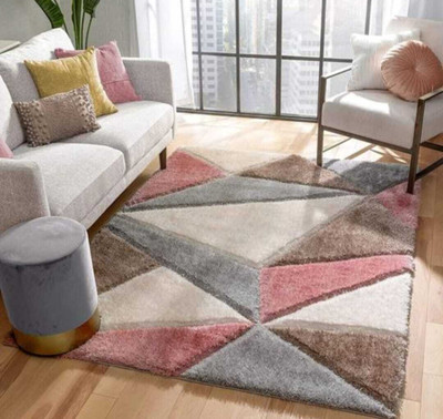 Ra handloom carpet Purple Wool Carpet(90 cm,  X 150 cm, Rectangle)