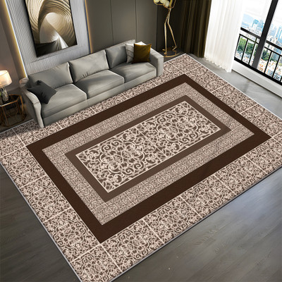 MahekAccessories 152 cm  X 213 cm Velvet Carpet(Rectangle, Multicolor)