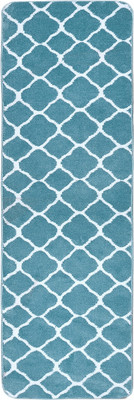 Saral Home Light Blue Polyester Runner(45 cm,  X 180 cm, Rectangle)