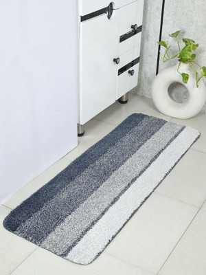 Saral Home Blue Polyester Runner(40 cm,  X 110 cm, Rectangle)
