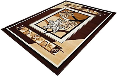 SANA CARPET T Brown Acrylic Carpet(5 ft,  X 7 ft, Rectangle)