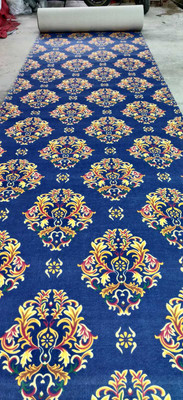 Samjeeda Handloom carpets Multicolor Synthetic Carpet(150 cm,  X 750 cm, Rectangle)