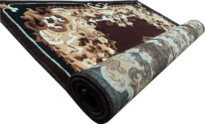 Shag Weaving 5 ft  X 7 ft Wool Carpet(Rectangle, Brown)