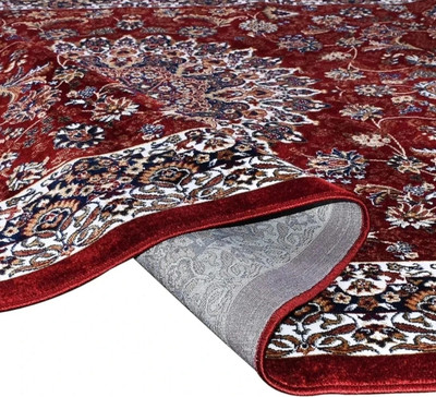 HAADI 335 cm  X 243 cm Silk Carpet(Rectangle, Multicolor)