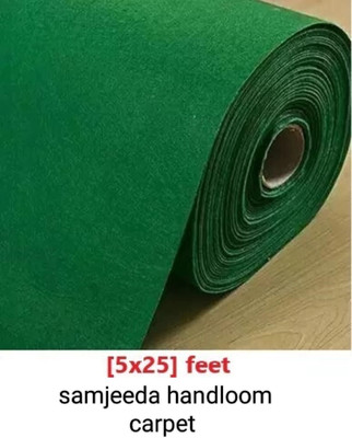 Ra handloom carpet Blue Synthetic Carpet(152 cm,  X 762 cm, Rectangle)