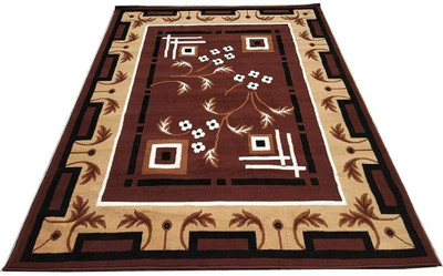 ALAMRUGS 145 cm  X 200 cm Synthetic Carpet(Rectangle, Brown)