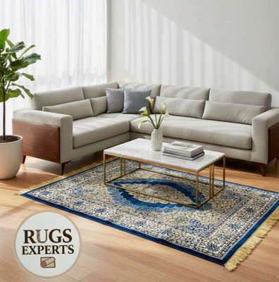 RUGS EXPERTS 150 cm  X 200 cm Silk Carpet(Rectangle, Multicolor)