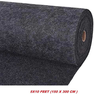 Samjeeda Handloom carpets Grey Acrylic Carpet(150 cm,  X 300 cm, Rectangle)