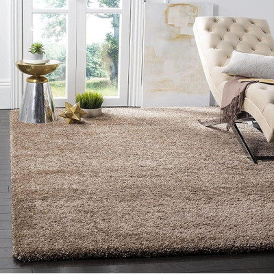 KAYNAT CARPET Gold, Beige Polyester Carpet(150 cm,  X 210 cm, Rectangle)
