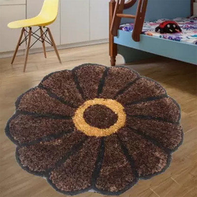 Shagun Enterprises Polyester Door Mat(Beige&Brown, Medium)
