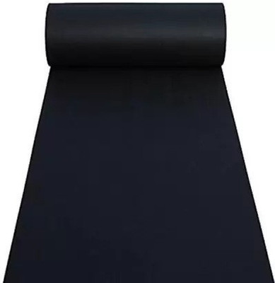 Acarpet Black Synthetic Carpet(5 ft,  X 7 ft, Rectangle)
