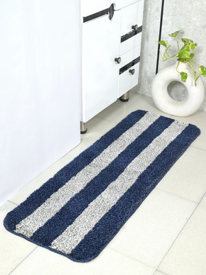 Saral Home Blue Polyester Runner(40 cm,  X 110 cm, Rectangle)
