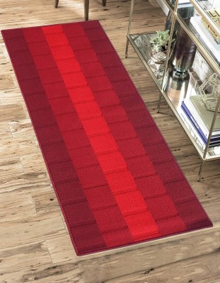 STATUS Red Polypropylene Runner(57 cm,  X 140 cm, Rectangle)